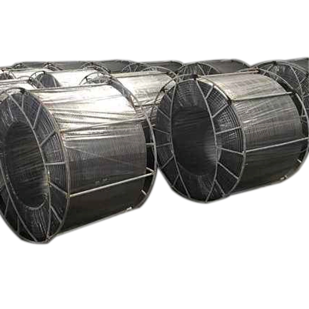 Silicon Calcium Cored Wire Purifying Molten Steel Steelmaking Alloying Additive