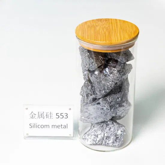 Silicium métallique de haute pureté en Chine 553 441 2202 3303 pour alliage d'aluminium